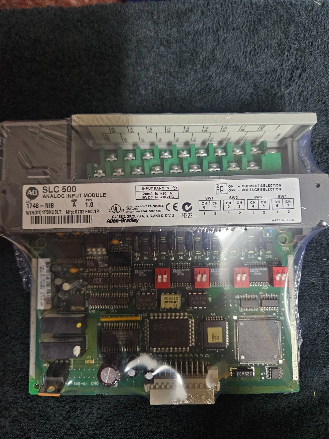 Allen-Bradley Slc 500 1746-NI8 Analog Input Module New Sealed Unused