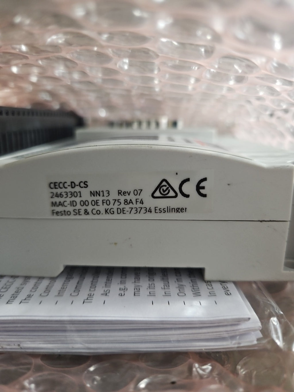 NEW FESTO / CHIRON CECC-D CECC-D-CS 2463301 AFO CONTROLLER CECCDCS Neu/ovp 