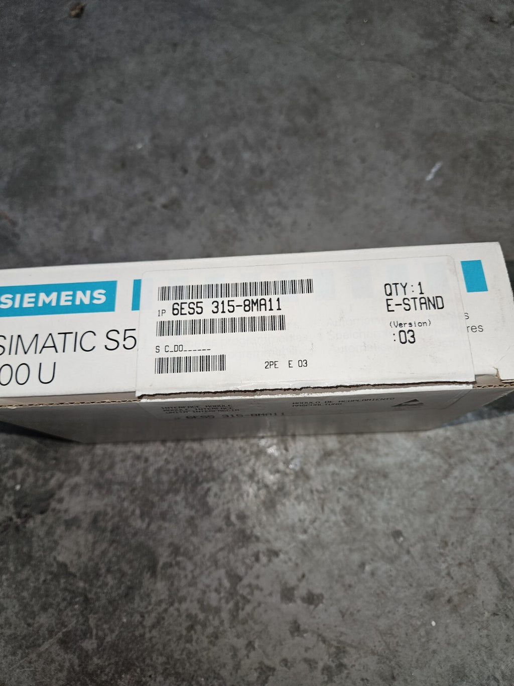1PC New In Box   6ES5315-8MA11 6ES5 315-8MA11 One year warranty #F7