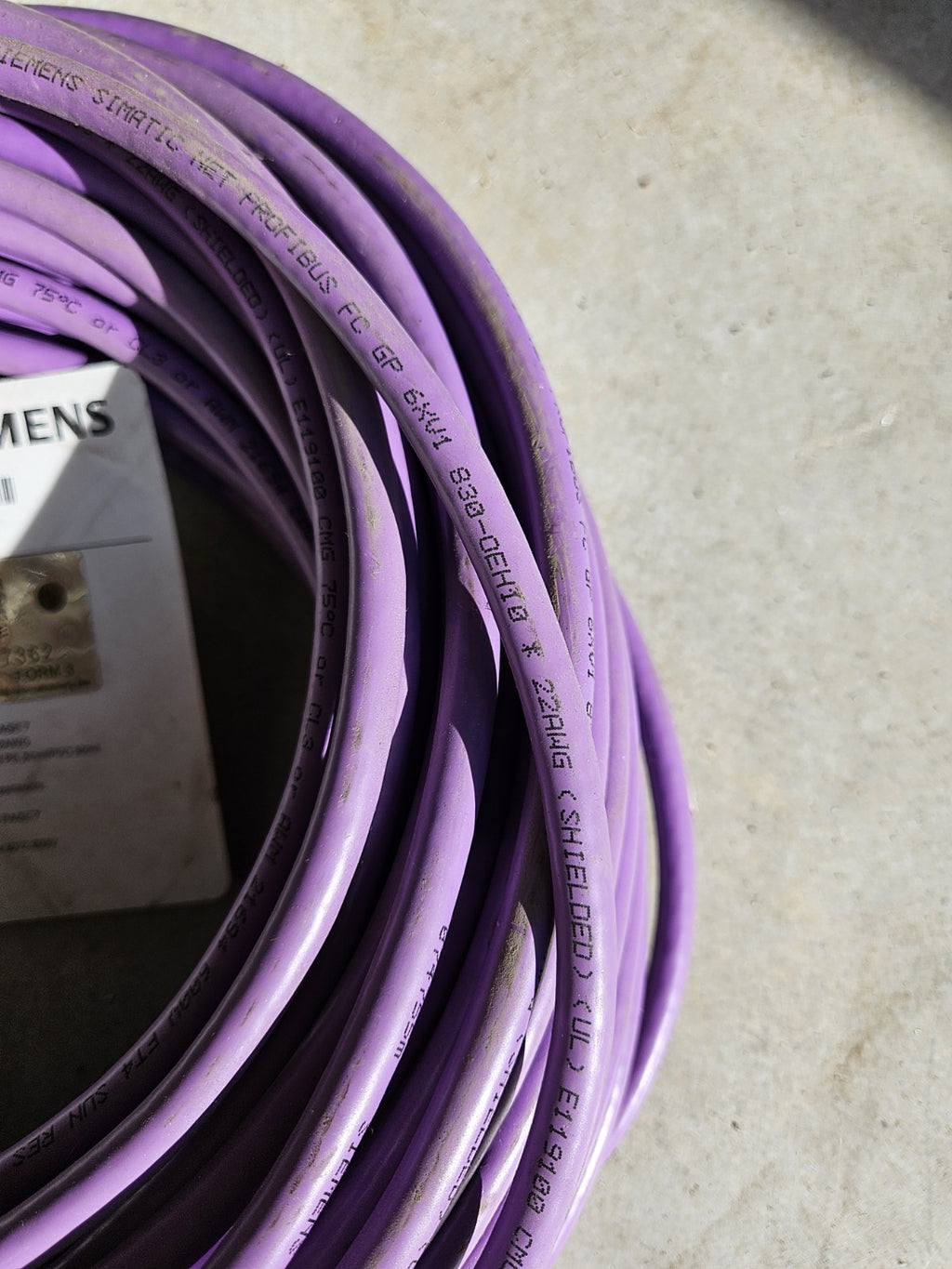 50m Org.Siemens 02YSY (ST) CY 1x2x0,64/2,55-150 VI KF 40 FR Feldbusleitung Neu!