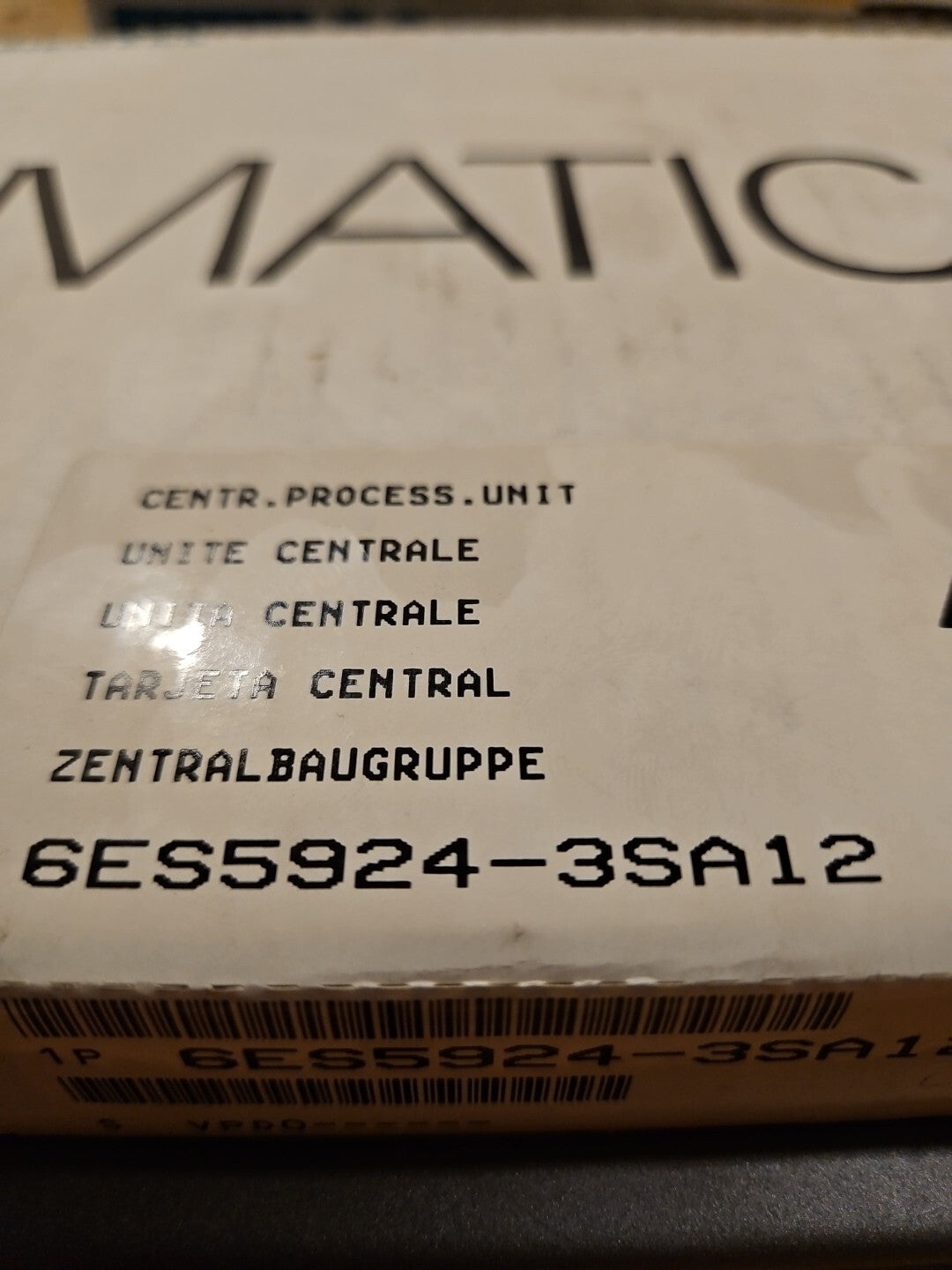 SIEMENS SIMATIC S5 CPU 924 150U 6ES5924-3SA12 / 6ES5 924-3SA12, Neu, New Sealed