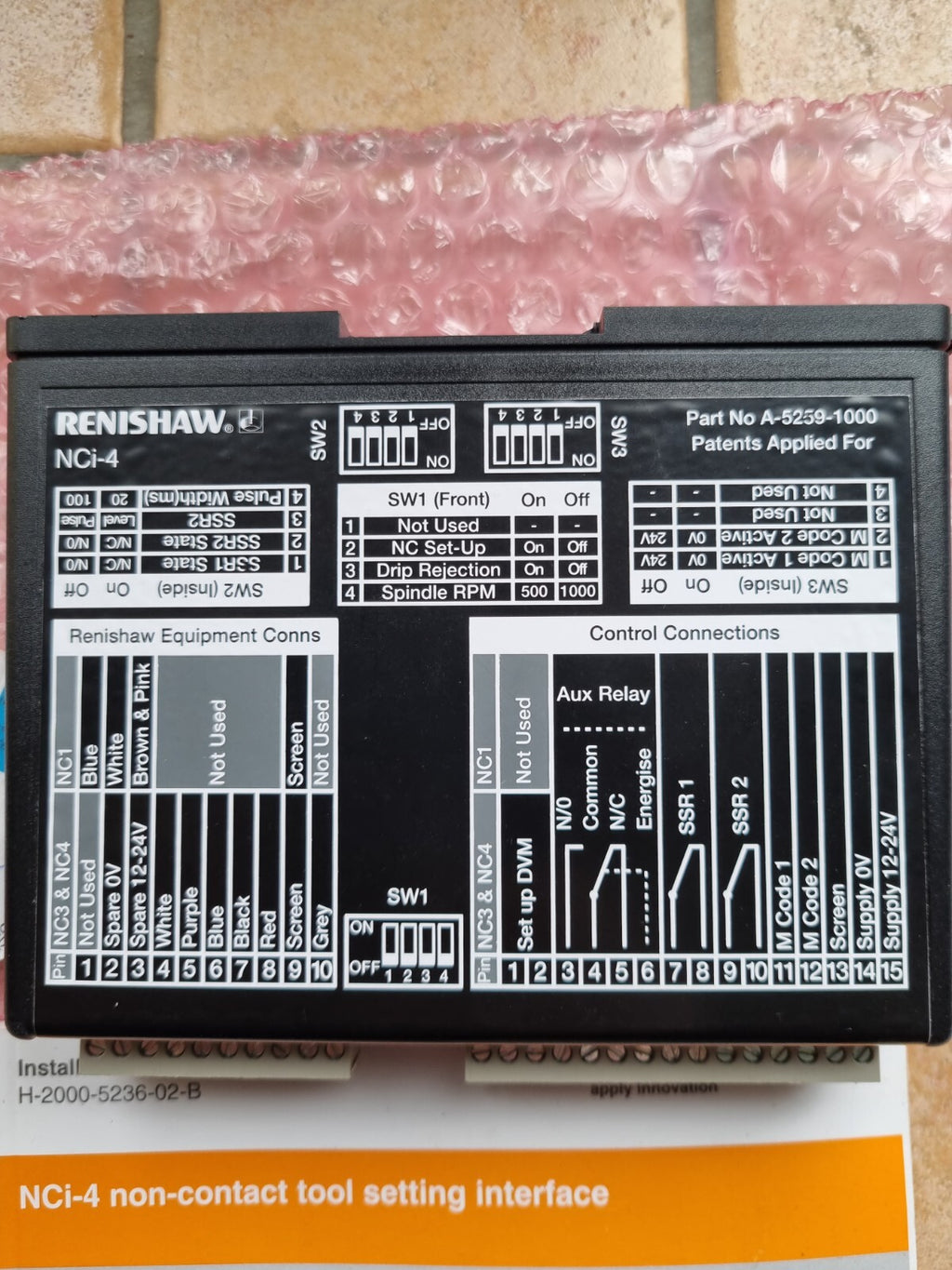 RENISHAW NCi-4, P/N: A-5259-1500-05 or A- 5259-1000 brandnew/unused
