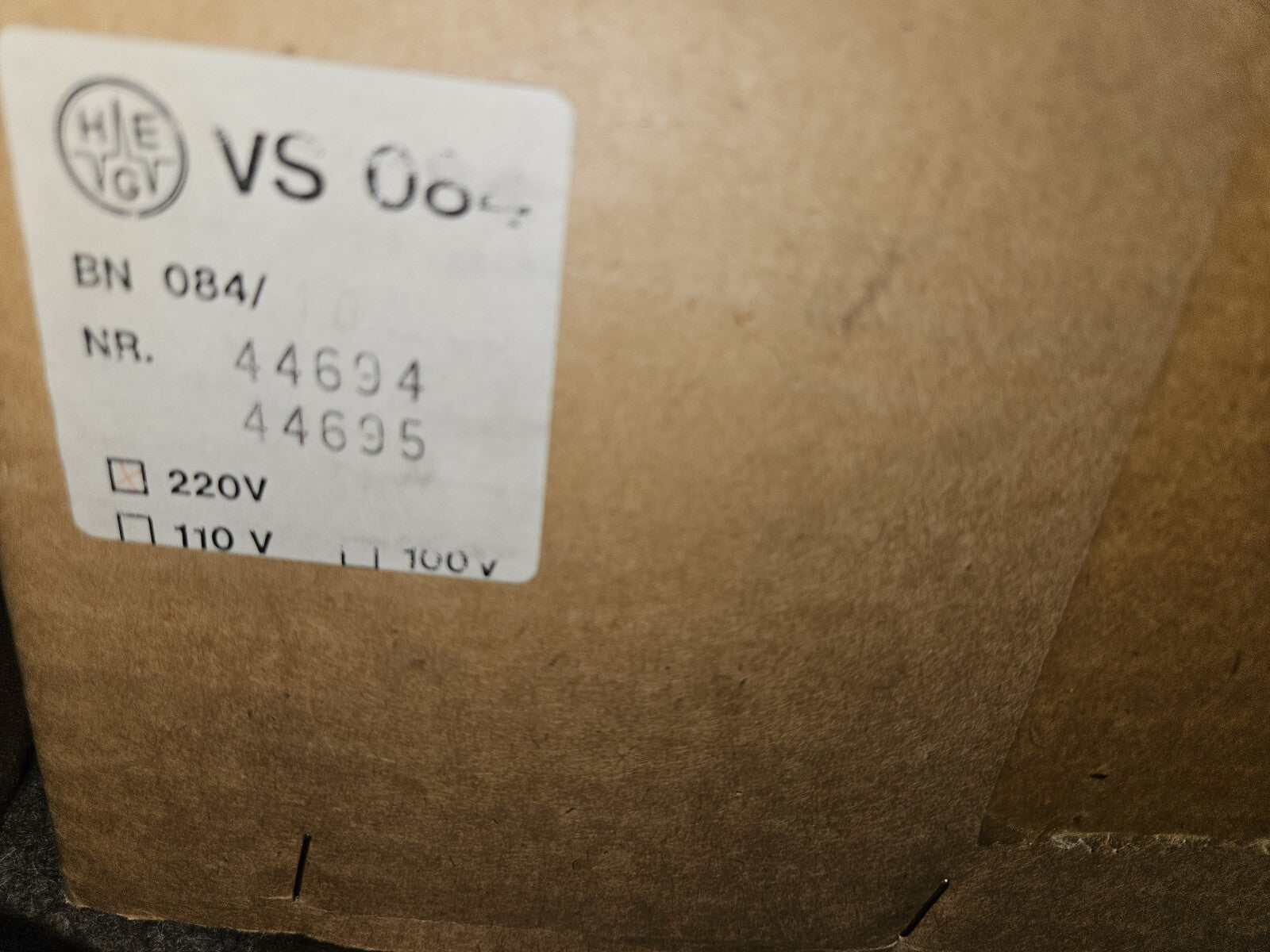 Verstärker amplifier / Typ: VS084/10 Hamburg Elektronik 220V Neu/ovp 50-60Hz New