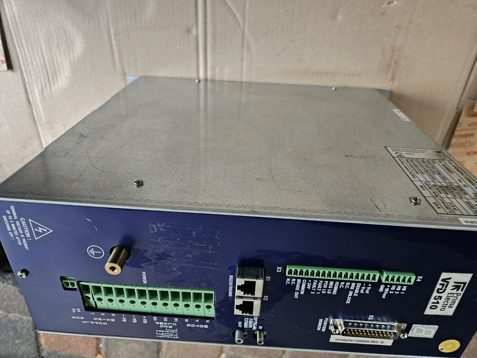 PRIMA ELECTRO VFD510 VFD4EPA71250030, Refurbished, Worldwide Shipping, Like New