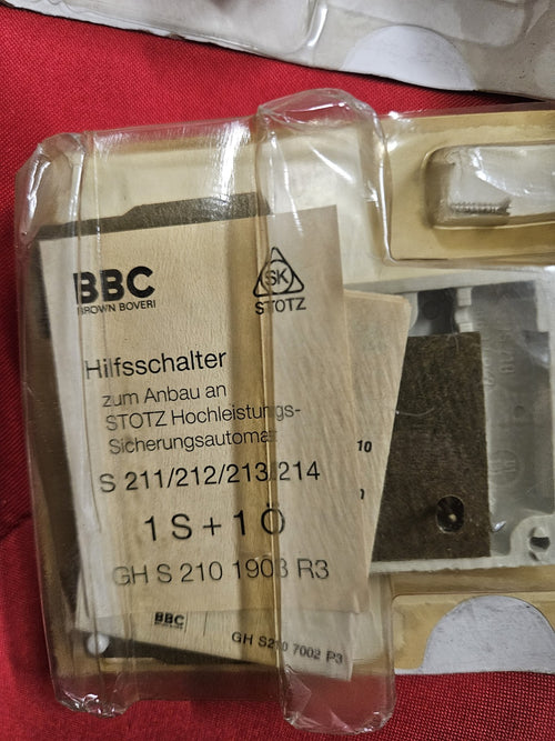 ABB/BBC  Hilfsschalter GH S 210 1903 R3, 1S+1Ö,1GHS2101903R3 neu/ovp, New In Box