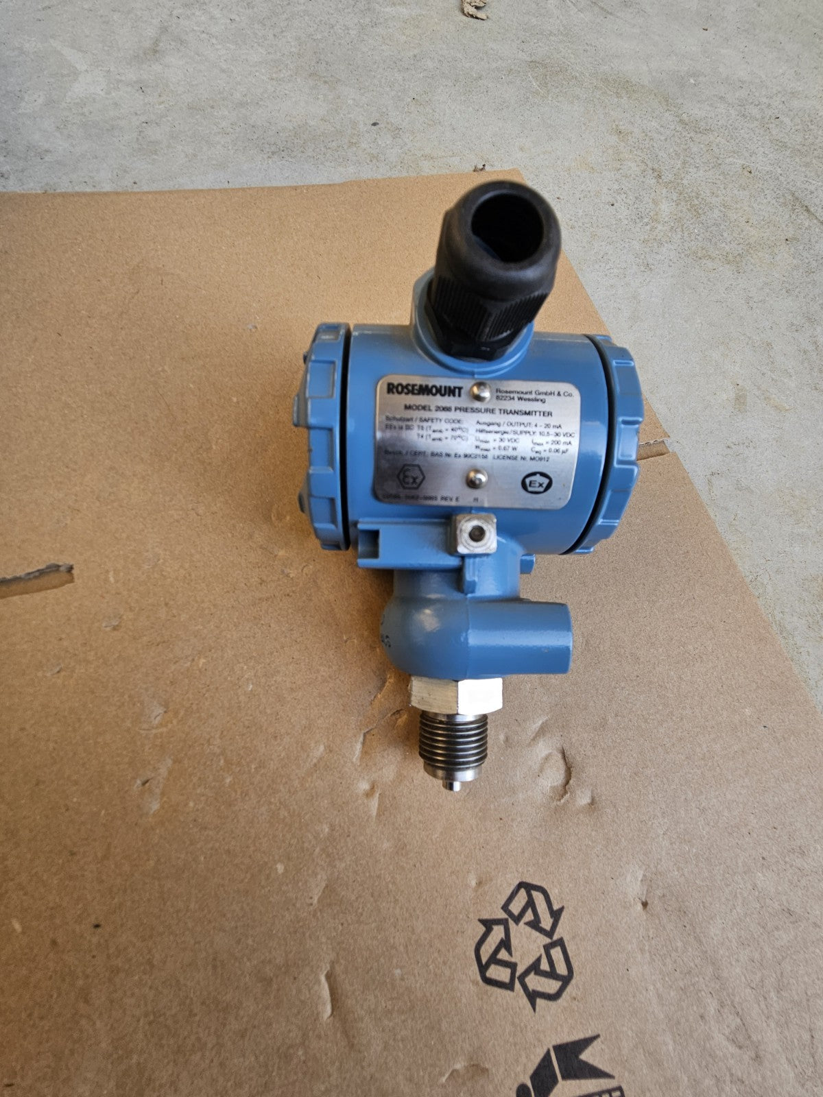 ROSEMOUNT/EMERSON MODEL 2088 PRESSURE TRANSMITTER 62A22B3I1, New Unused 7289174