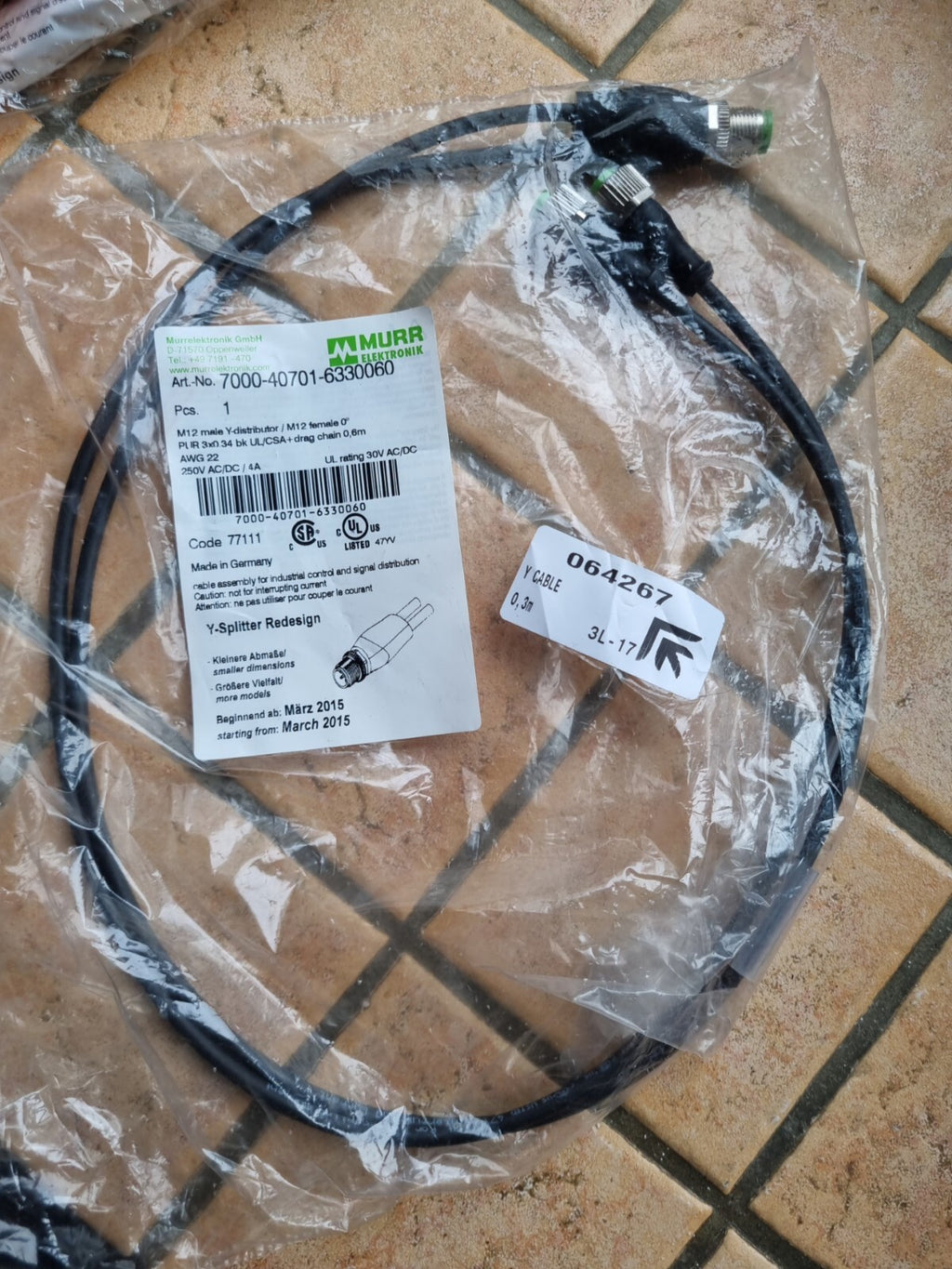 Murrelektronik Y-Verteiler 7000-40701-6330060 Sensor-/Aktor-Verteiler