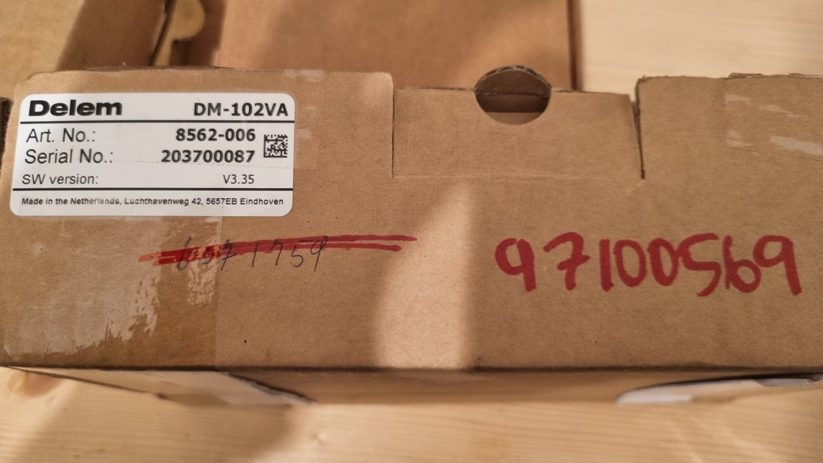 DELEM DM-102 VA 8562-006, V3.35 new in box, unused