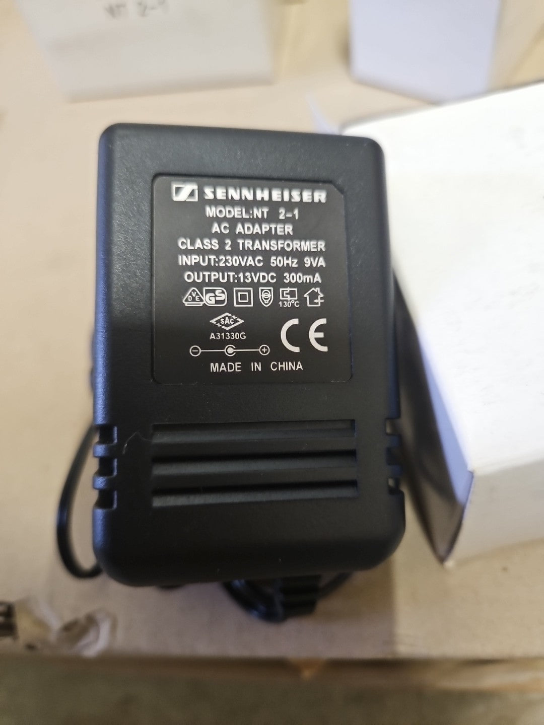 Org.Sennheiser AC Power Adapter Netzteil NT2-1 EU 2 Pin Neu/ovp, Brandnew Unused