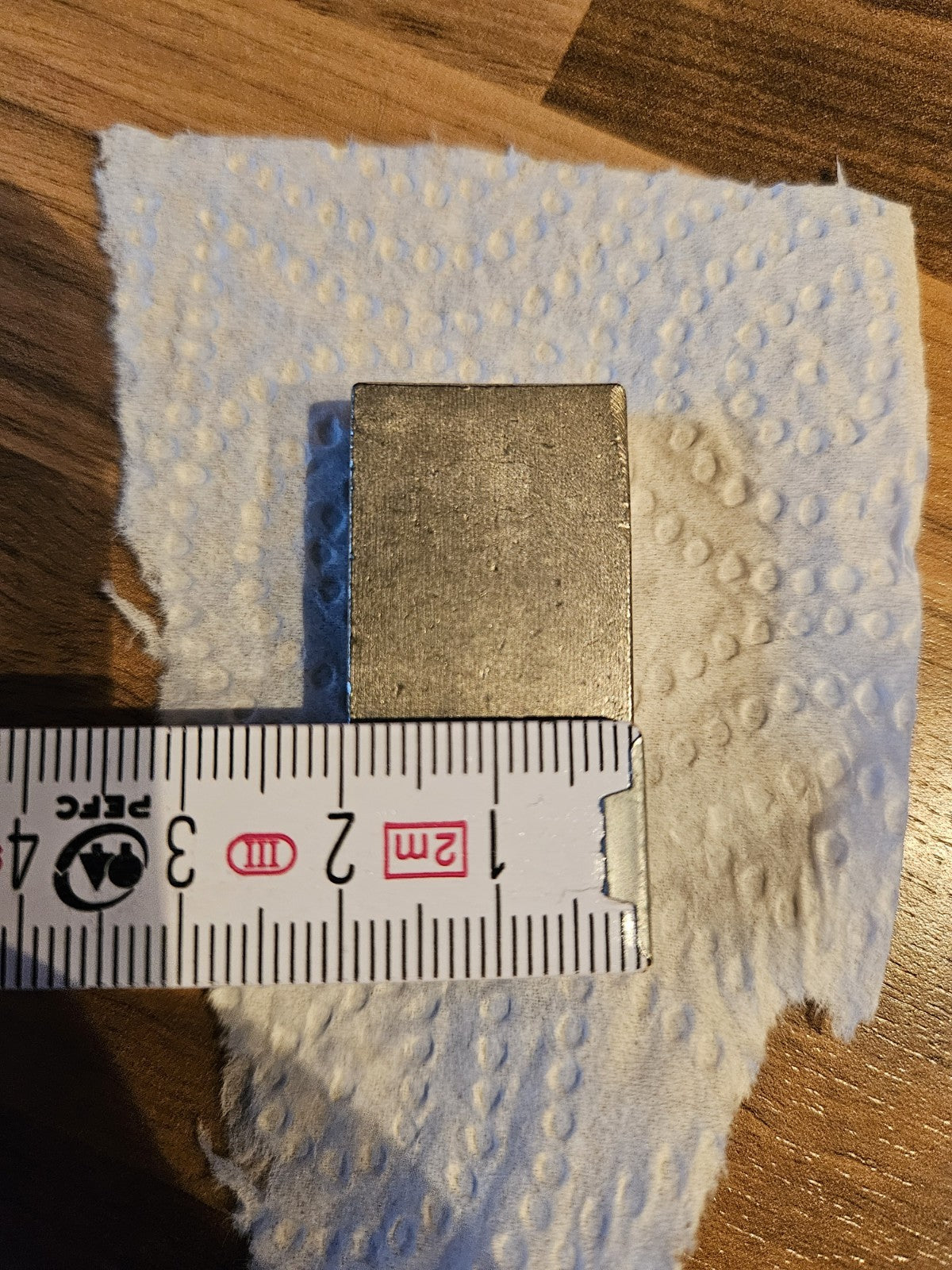 10 x Damast 1.2842 / W2842 Werkzeugstahl/Damast-/Messerstahl DIN 17350 30x20x8mm