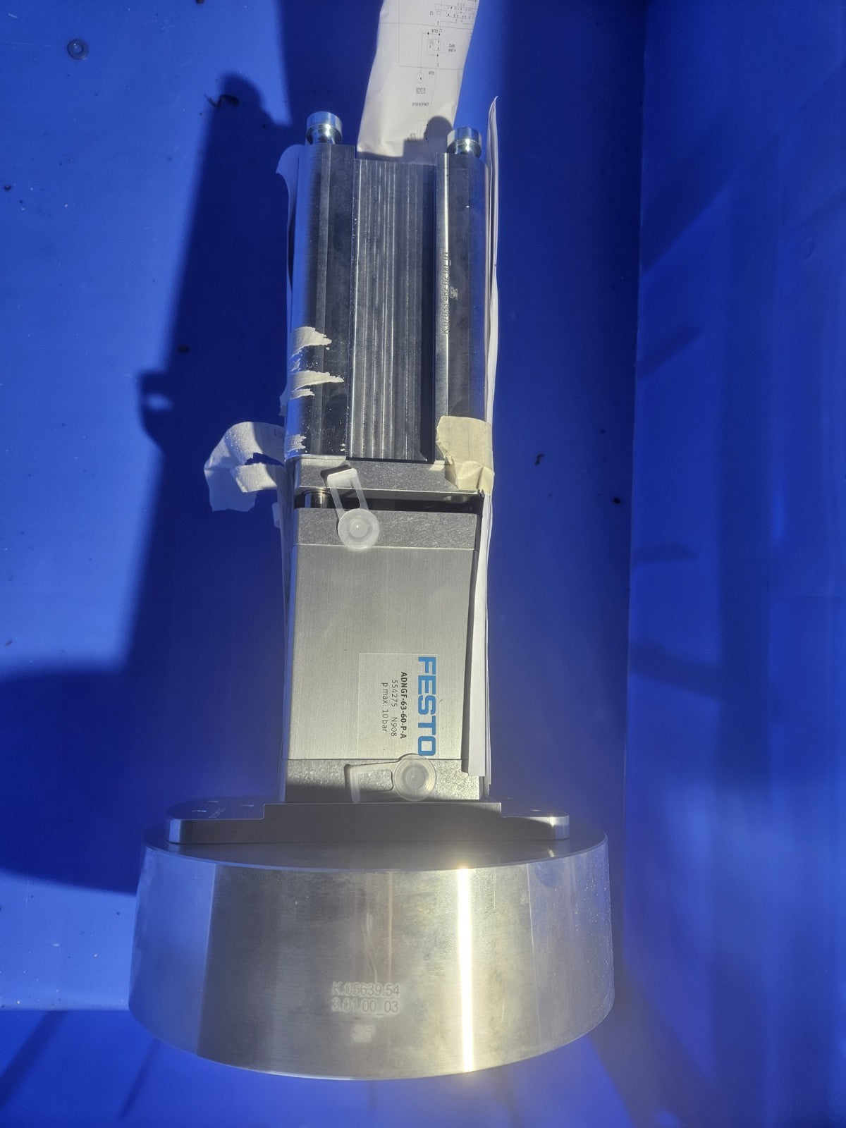 FESTO  ADN-63-60-A-P-A 536339  C908  Pmax 10bar Thyssen KRUPP Neu Unused New