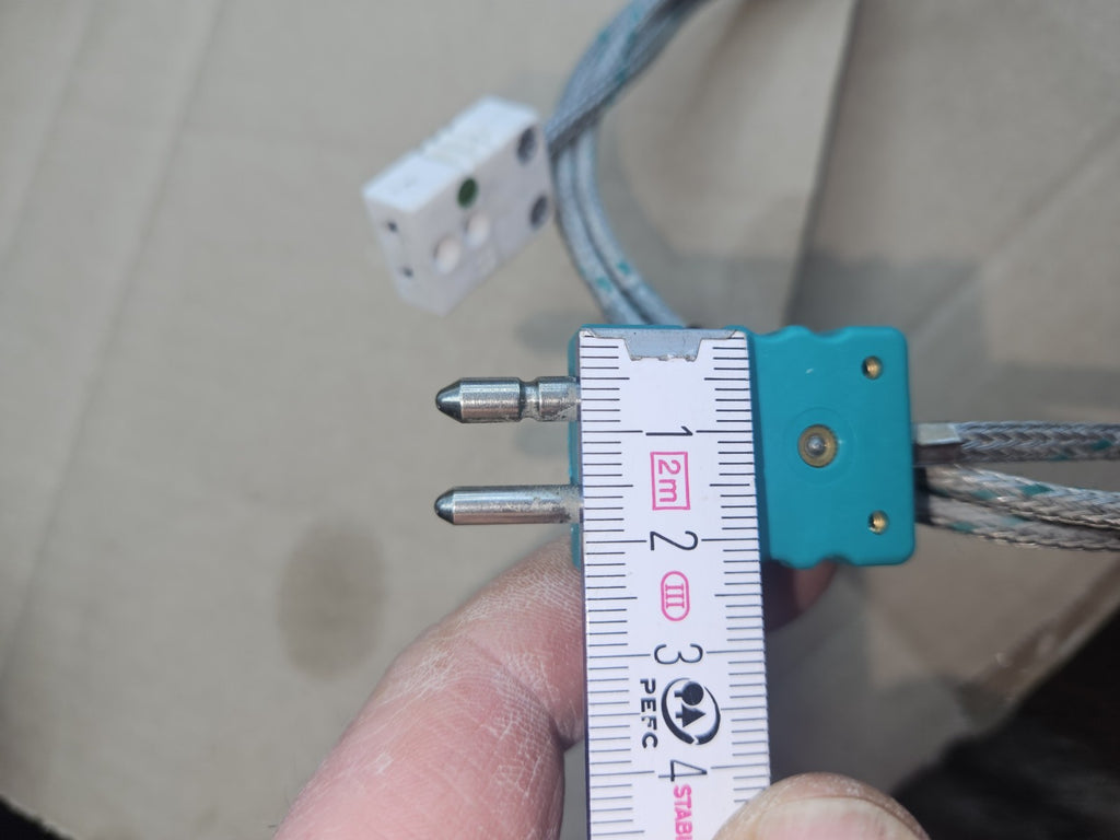 MANTELTHERMOELEMENT Typ K, Verlängerung 2m,Microstecker Neu Unbenutzt New Unused
