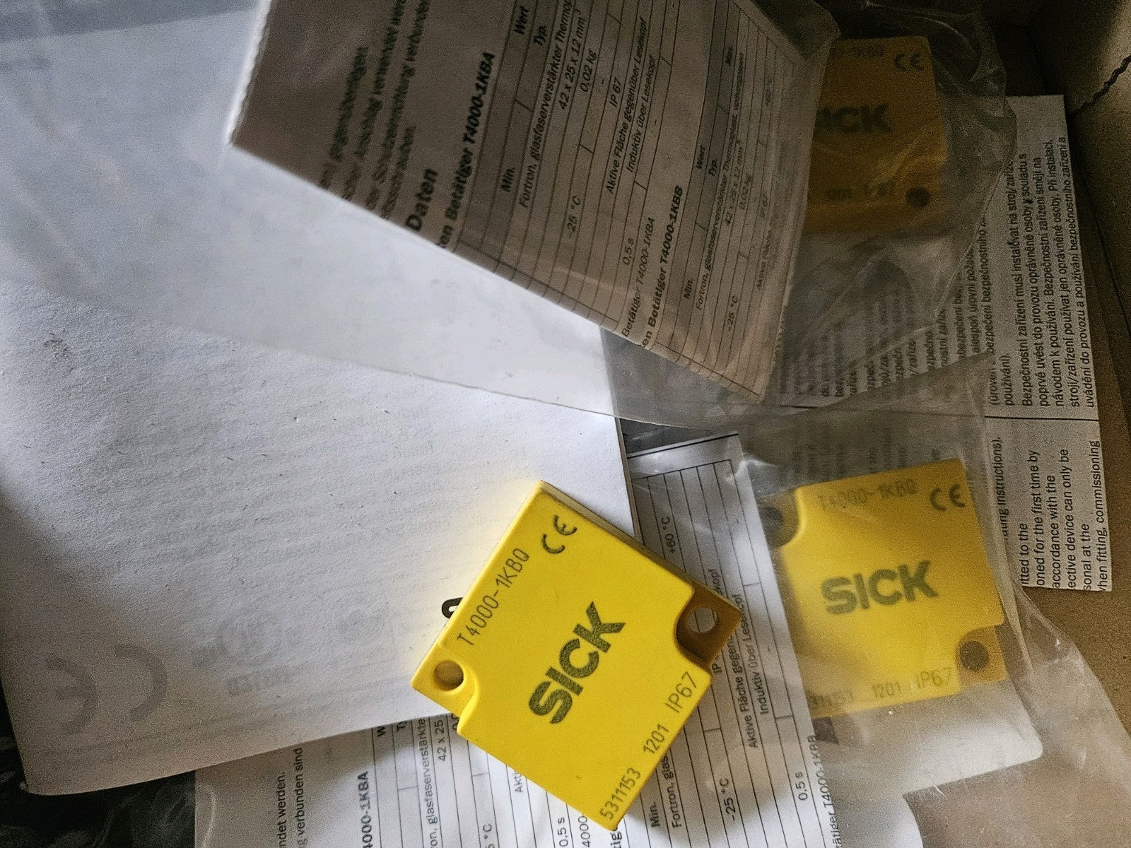Sick Auswerteeinheit Sensor T4000-2DRNAC Betätiger 6022052 Tested, Fully Working