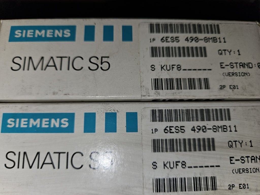 1 x Siemens Simatic S5 6ES5490-8MB11 E-Stand: 01 Schraubstecker -unused/OVP-