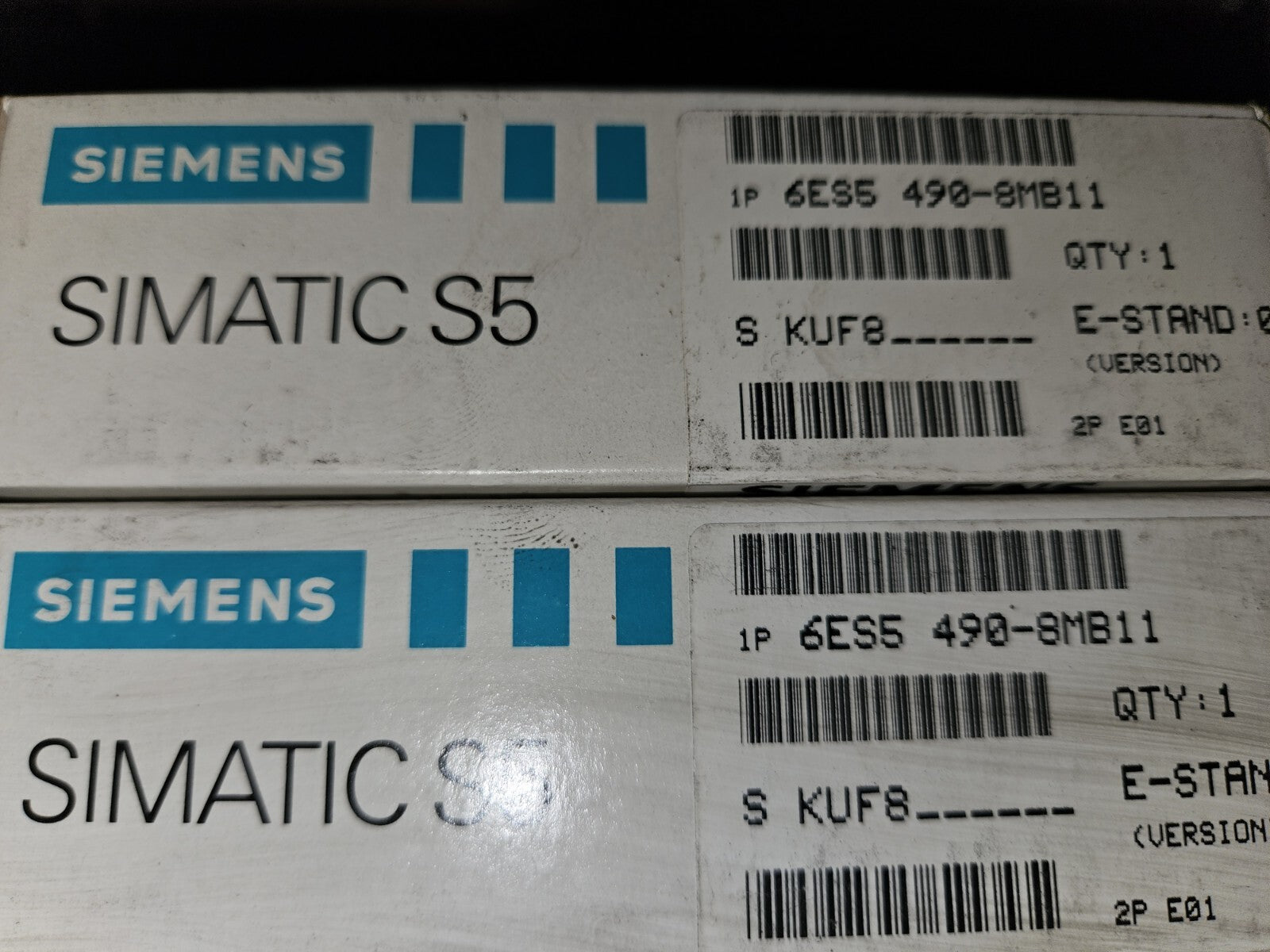 1 x Siemens Simatic S5 6ES5490-8MB11 E-Stand: 01 Schraubstecker -unused/OVP-