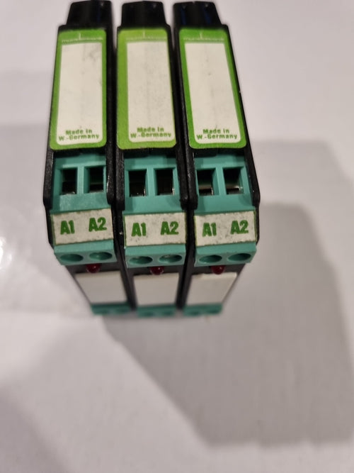 3x Murrelektronik Ausgangsrelais RMM 1/1/24 DC output relay Art. Nr. 51507 24VDC