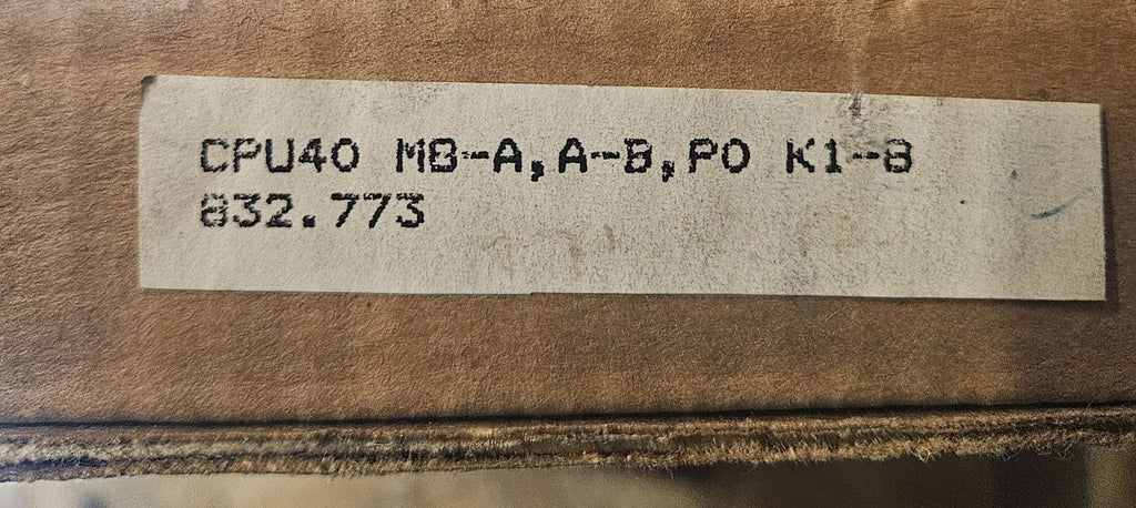 HEINEN ELEKTRONIK Circuitboard, Steuerplatine CPU40 MB-A, A-B, PO K1-8 832.773