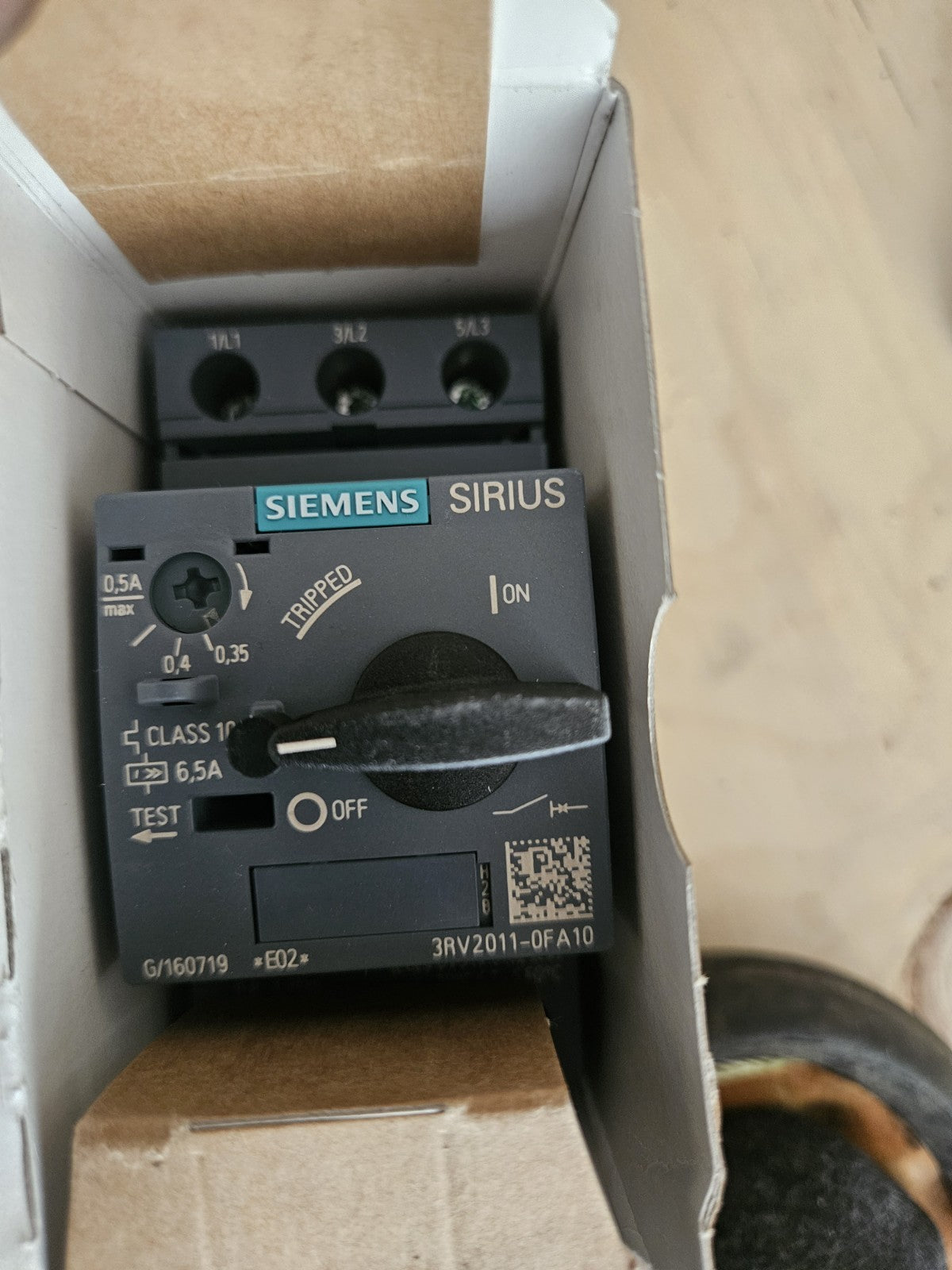 Siemens Dig.Industr. Leistungsschalter 3RV2011-0FA10 IP20 Breaker Switch Neu New