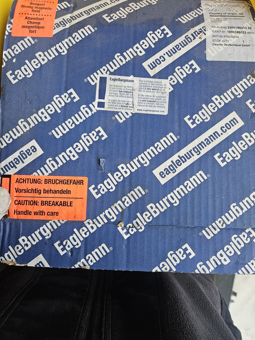 EagleBurgmann RT02 KM10-135/6-2M_00654BA0, AUSSENROTOR, BUMA3+ST, 502932654 NEU