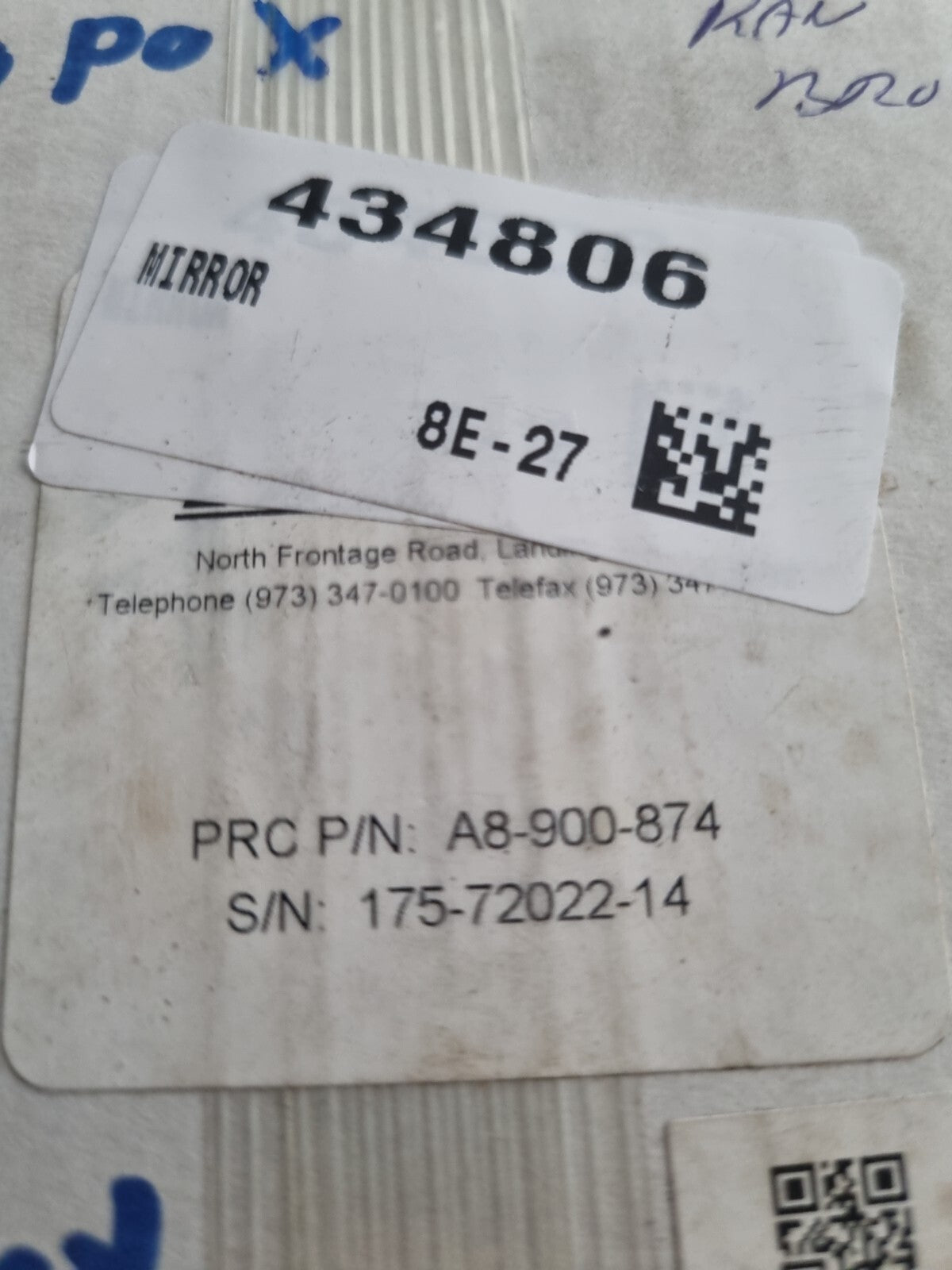 PRC Laser A8-900-874 Mirror Spiegel 140-101594-38 MMR-A 175-72374-22 348950 used