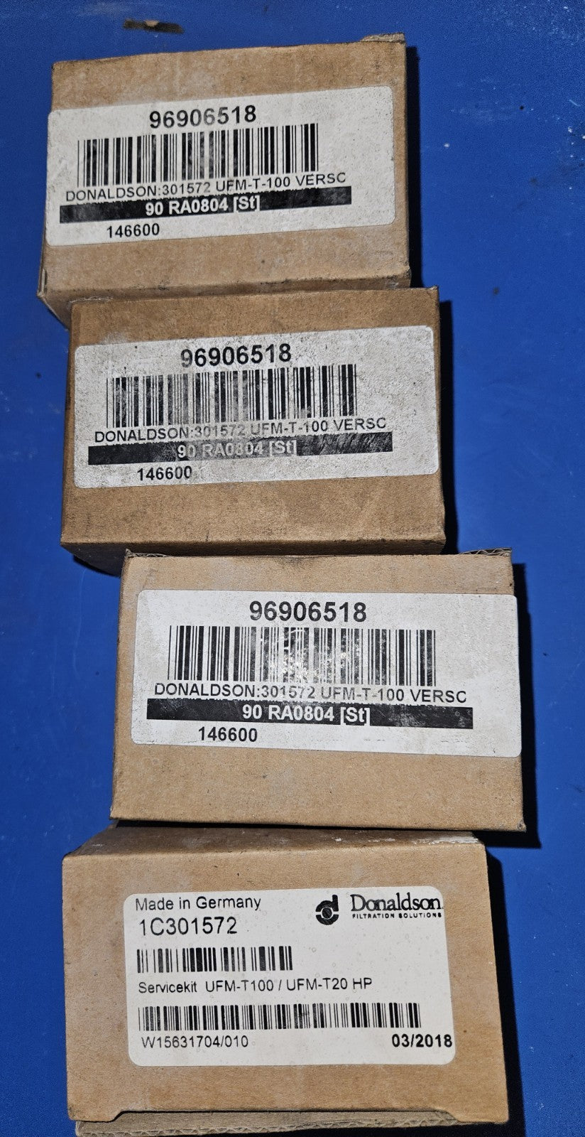 DONALDSON Service Kit Ultramat UFM-T100 / UFM-T20 HP 1C 301572 Neu/ovp Unused