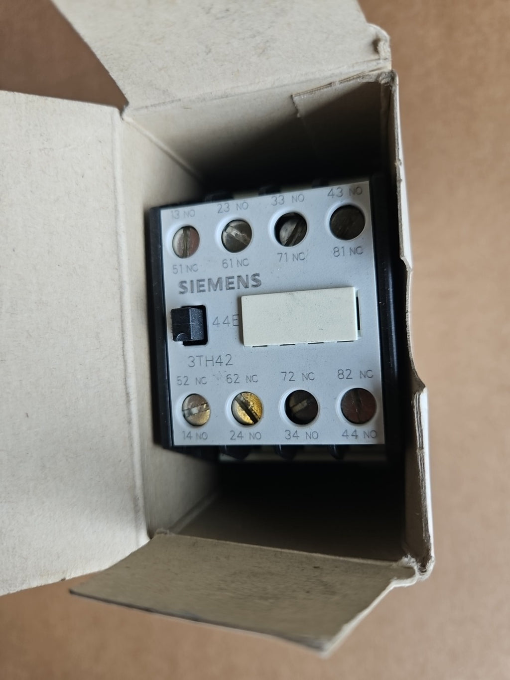 Siemens Hilfsschütz 3TH4244-0AN2 Relais 3TH42440AN2 Hilfsschütz NEU/Ovp L, New 