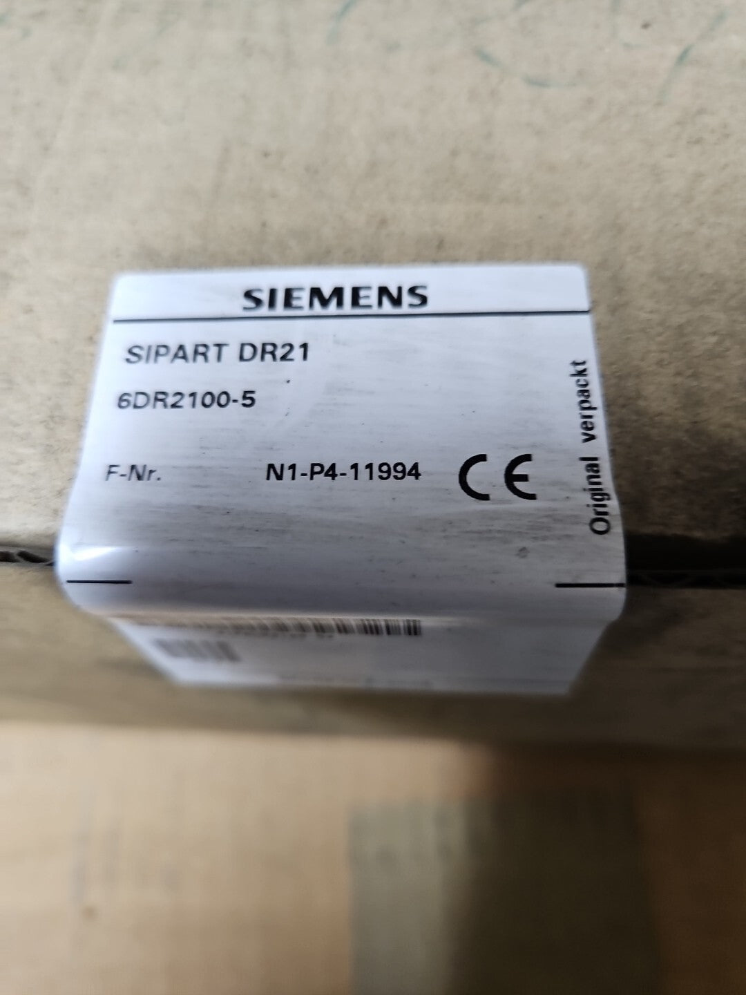 Siemens 6DR2100-5 Sipart DR21 Prozessor Kontroll Neu, New Old Stock, Brandnew