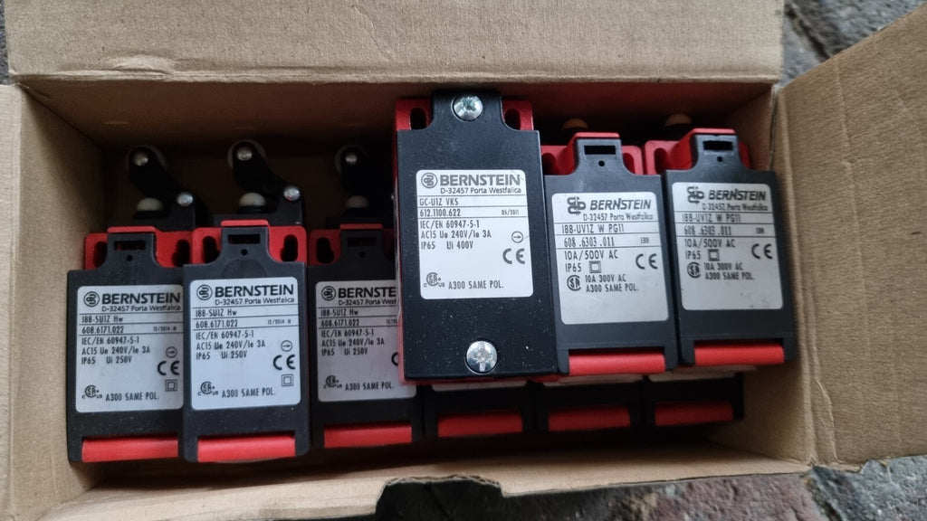 BERNSTEIN 188-SUIZ AH 608.6171.022 AC15 240V 3A IP65 Endschalter Safety neu/ovp