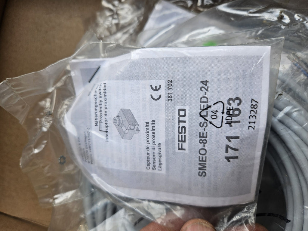 Festo 192964 + 171173 cable SIM-M8-3GD-10-PU 4 A + Proximity Sensor Neu/ovp, New