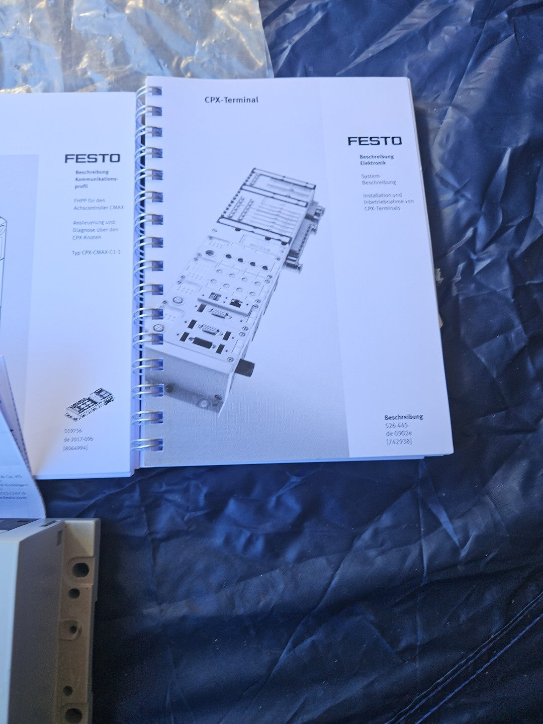 2 xFesto Terminal CPX-CMAX-C1-1 Achscontroller 548932+CPX-FB13 195740 Neu Unused