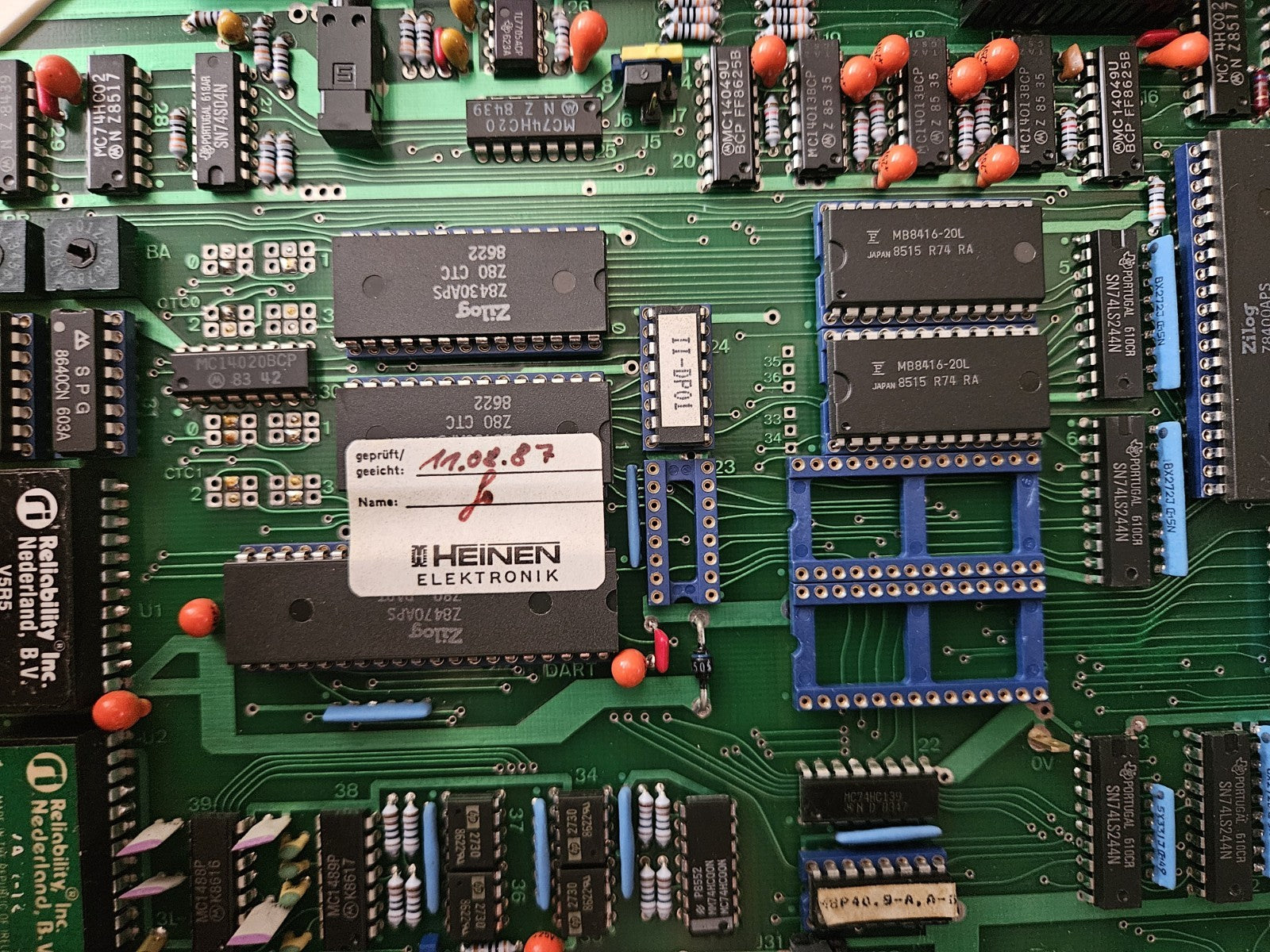 HEINEN CPU40/4 MB-A, A-B, PX K 1-8, 832.772, SN.118, Neu/Ovp,  New In BOX NOS