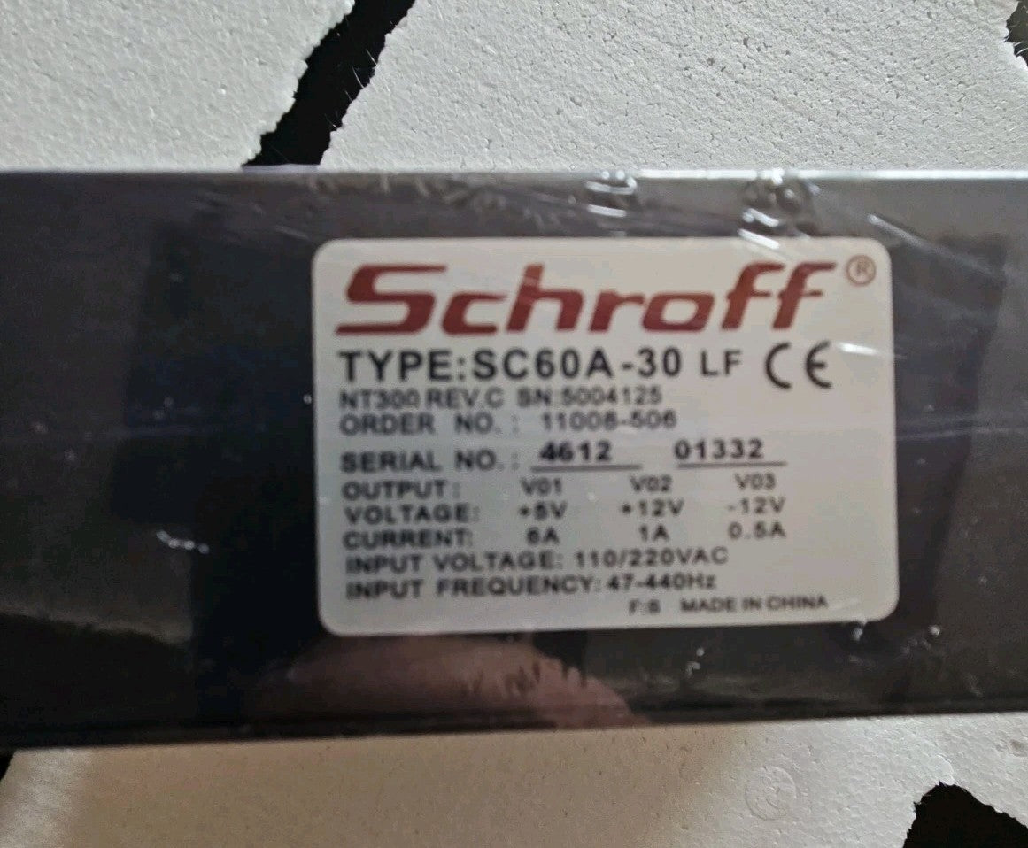 SCHROFF Power SC 60A-30, NT300 REV. C  Order-No. 11008-506, new / Neu / Sealed