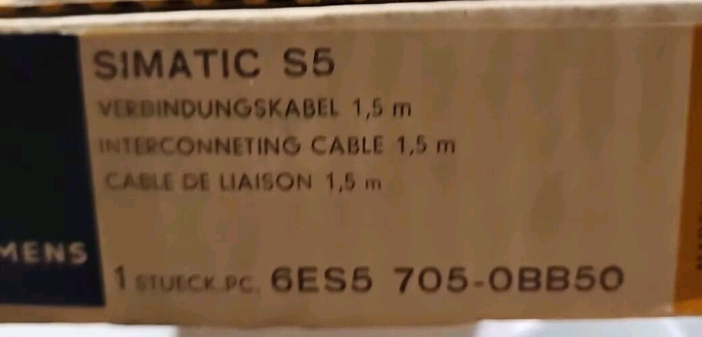 Siemens Simatic S5 6ES5705-0BB50  6ES5 705-0BB50 Neu/Ovp, New In Box, Unused  
