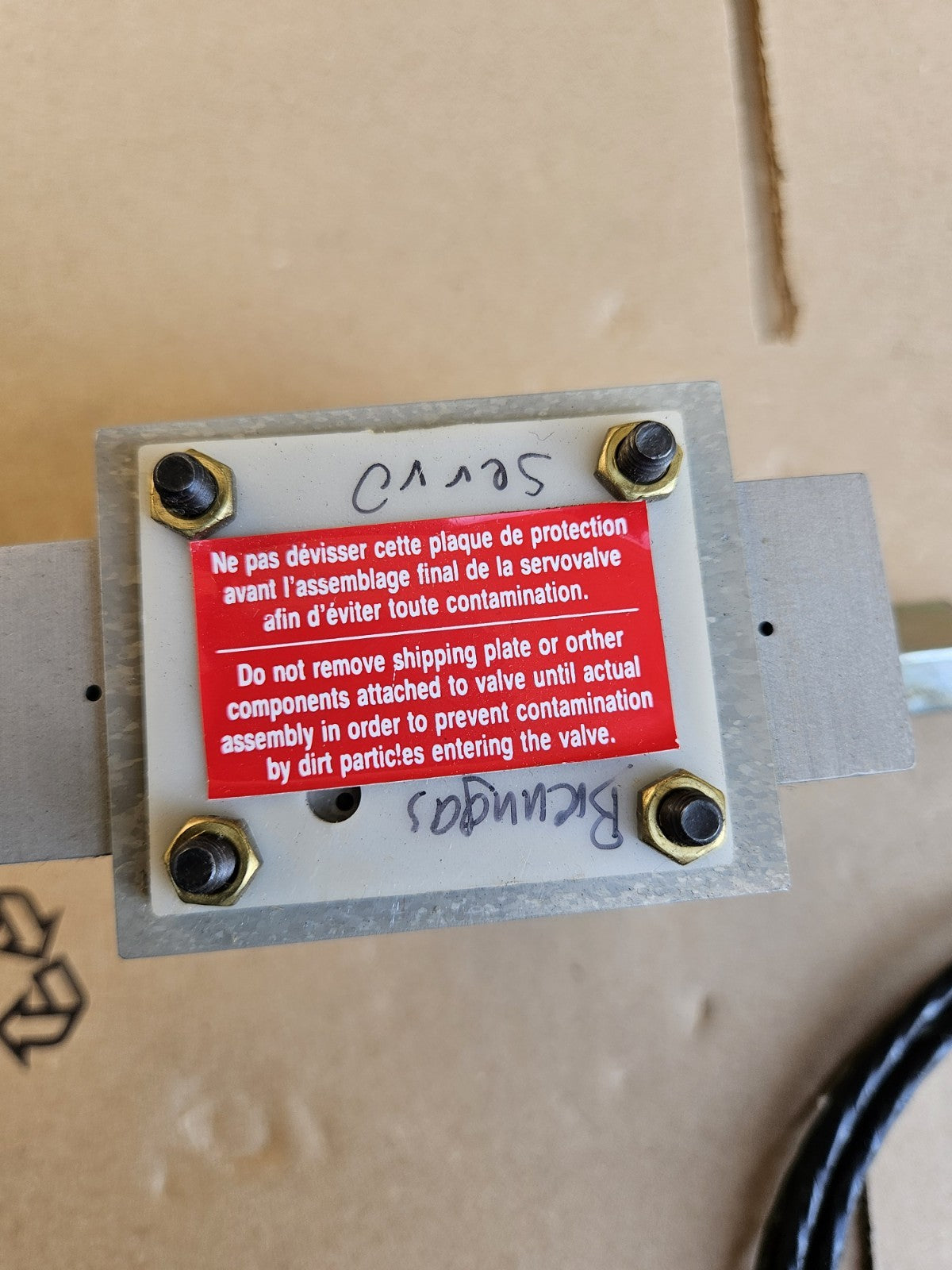 MOOG Valve Servo Ventil 328A7112P001, F771-K200, Burner GAS Ventil New Neu Unuse