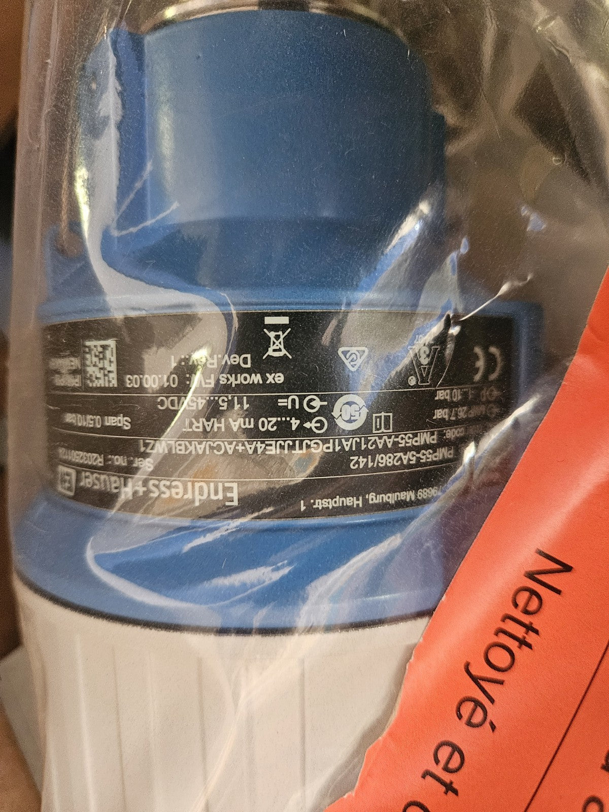 Endress+Hauser Prowirl F 200 Vortex Flowmeter 1" DN25 7F2C25-9JF0/0 HART New