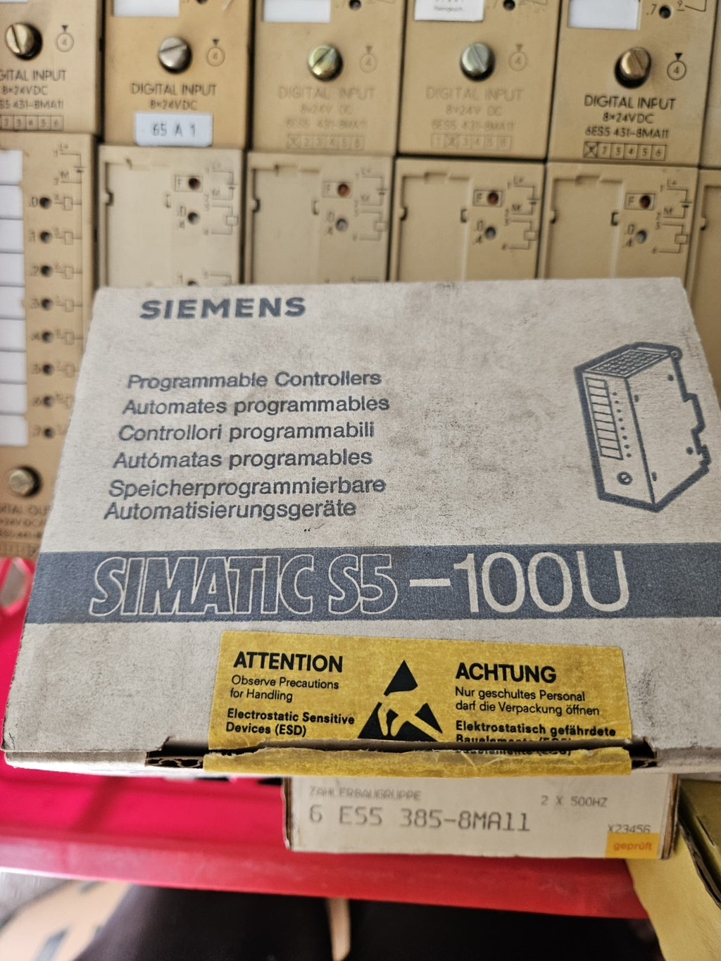 SIEMENS SIMATIC S5 6ES5 385-8MA11 Counter Module New Neu/ovp Unused Nos