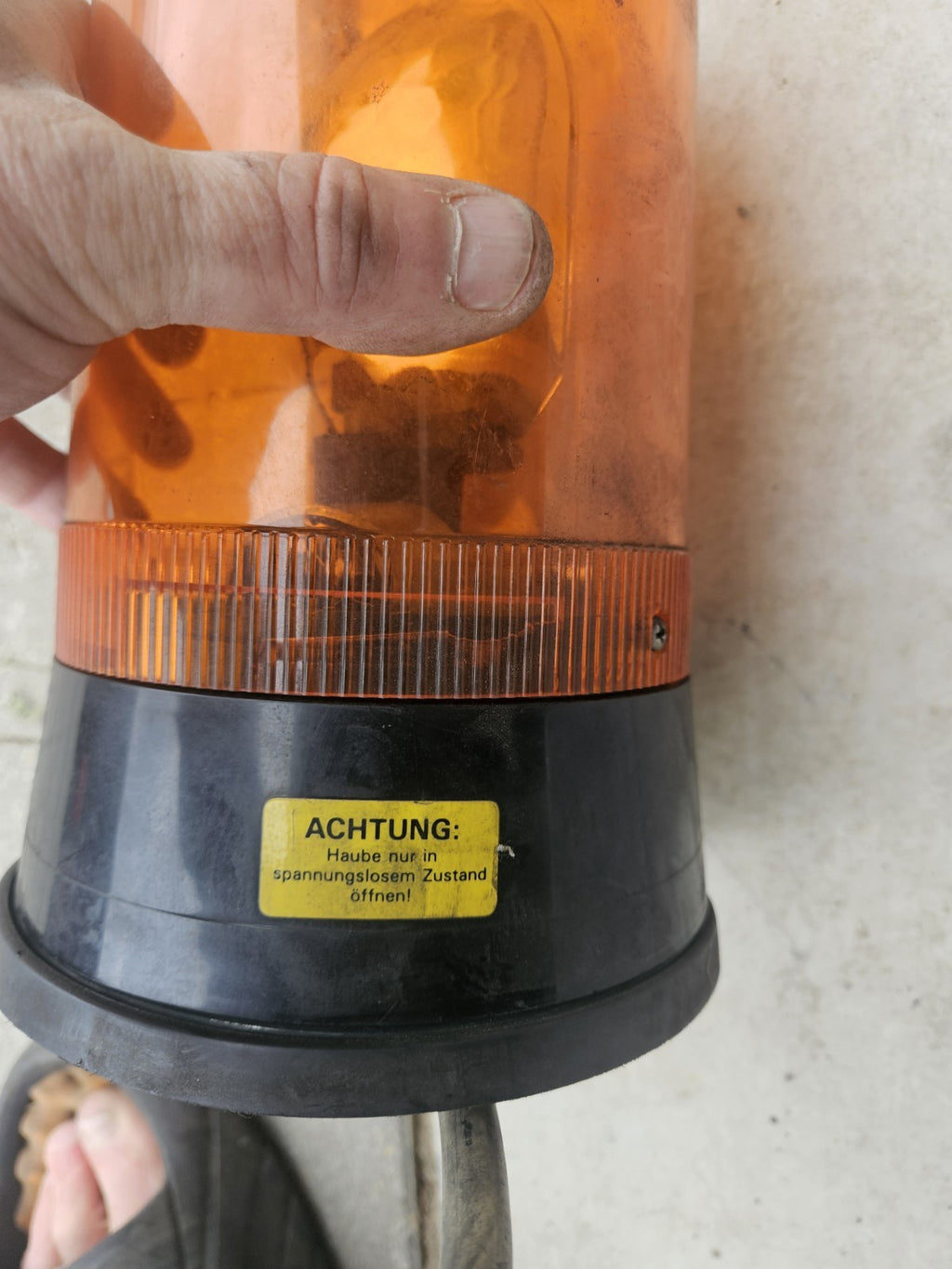 Funke + Huster SLD1, Drehspiegelleuchte 22200403,220V, 55W Used, Fully Working