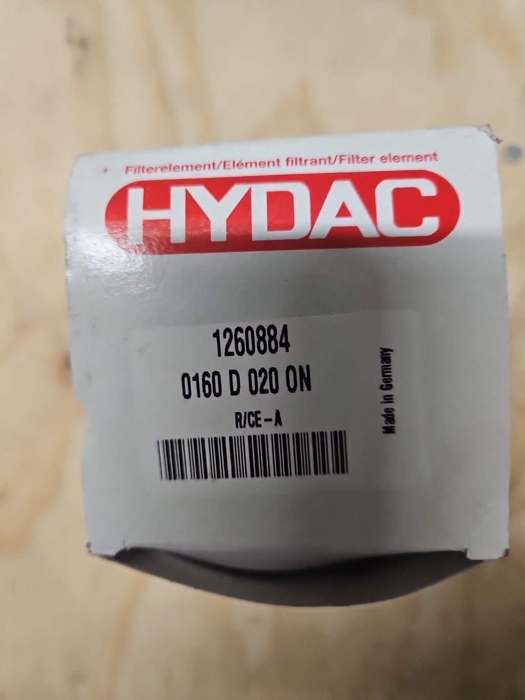 Org.Filter Hydac 0160 D 020 BN3HC (1260884) Neu/ovp, Unused New Old Stock