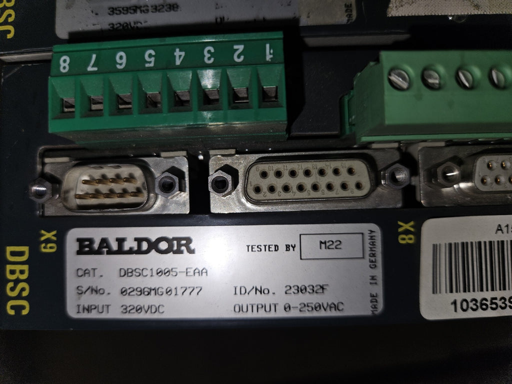 BALDOR DBSC1005-24-EAA | 0296MG01777 Servo Drive Used, Refurbished, Fully Work 