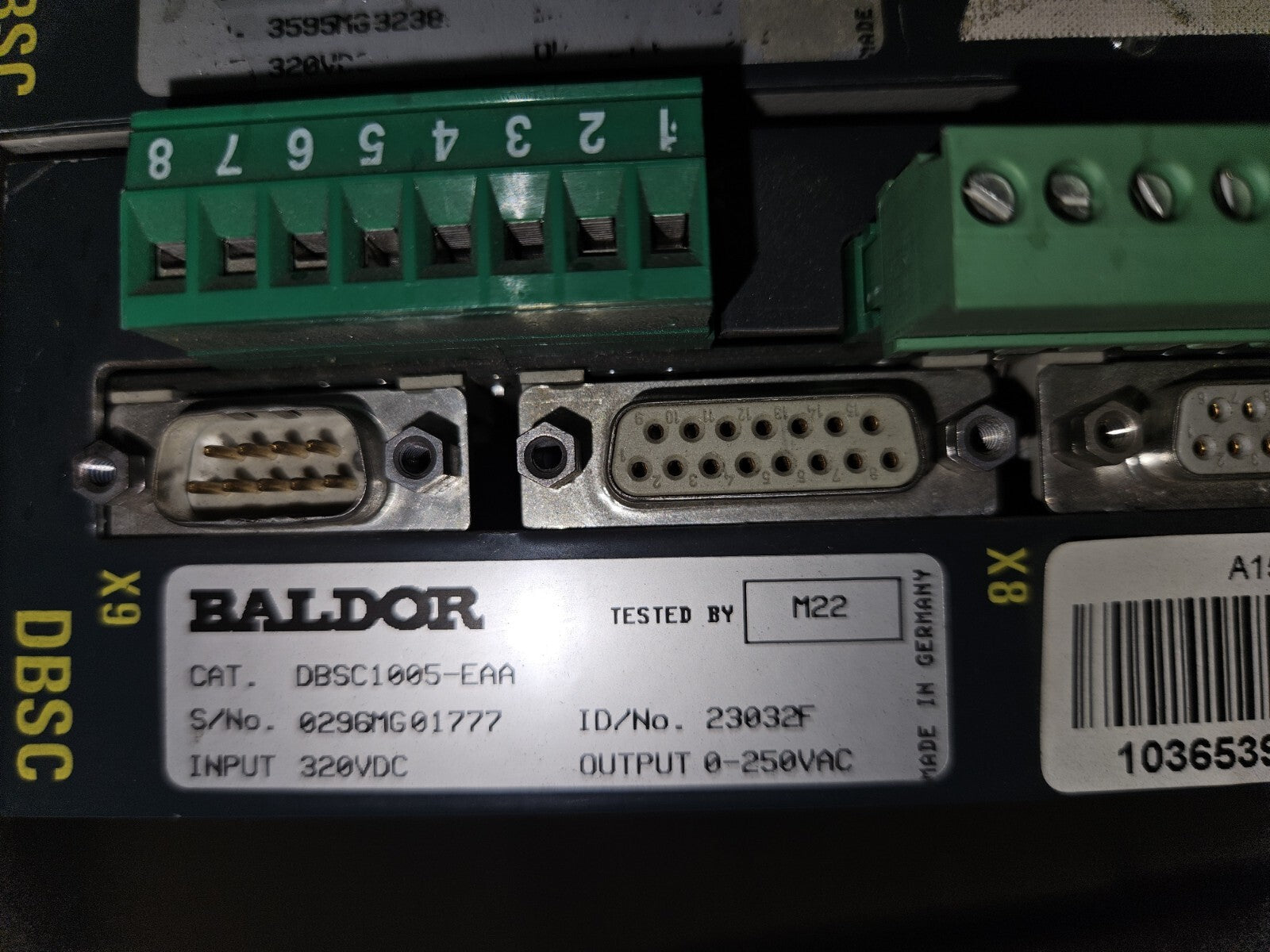 BALDOR DBSC1005-24-EAA | 0296MG01777 Servo Drive Used, Refurbished, Fully Work 