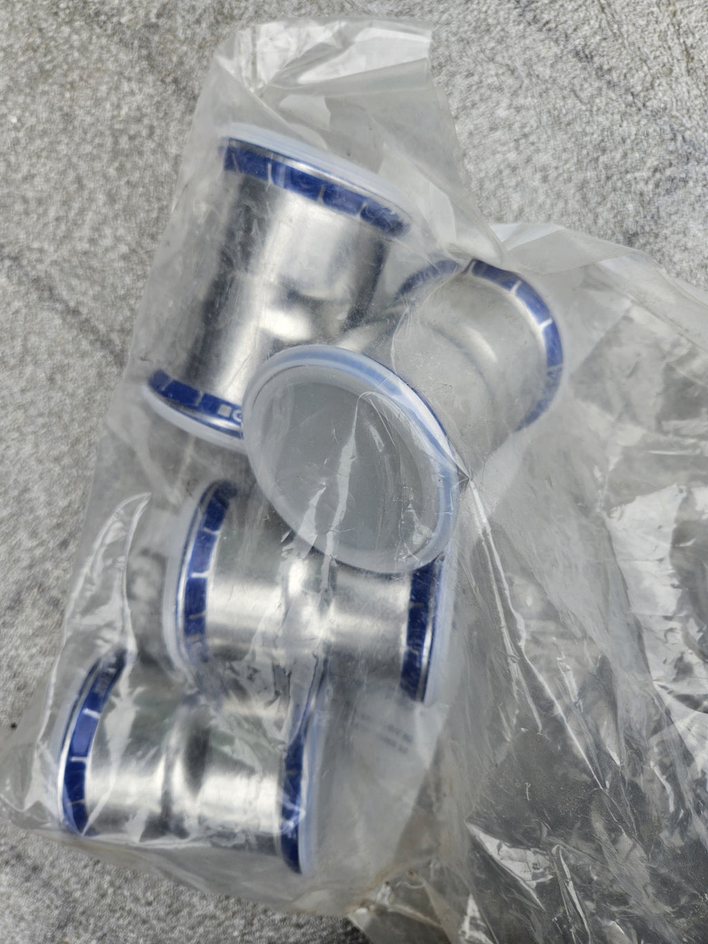 Pressfitting Geberit Muffe Edelstahl 54mm Mapress 32008 New Neu Unused INOX