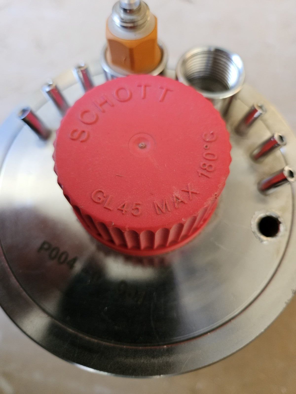 Broadley James FermProbe pH Electrode w/ Stainless Steel GL45 Bioreactor Cap