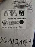 100 x Wiska  Membrannippel Würgenippel MN 13,5 PG 13,5 Thermoplast lichtgrau 
