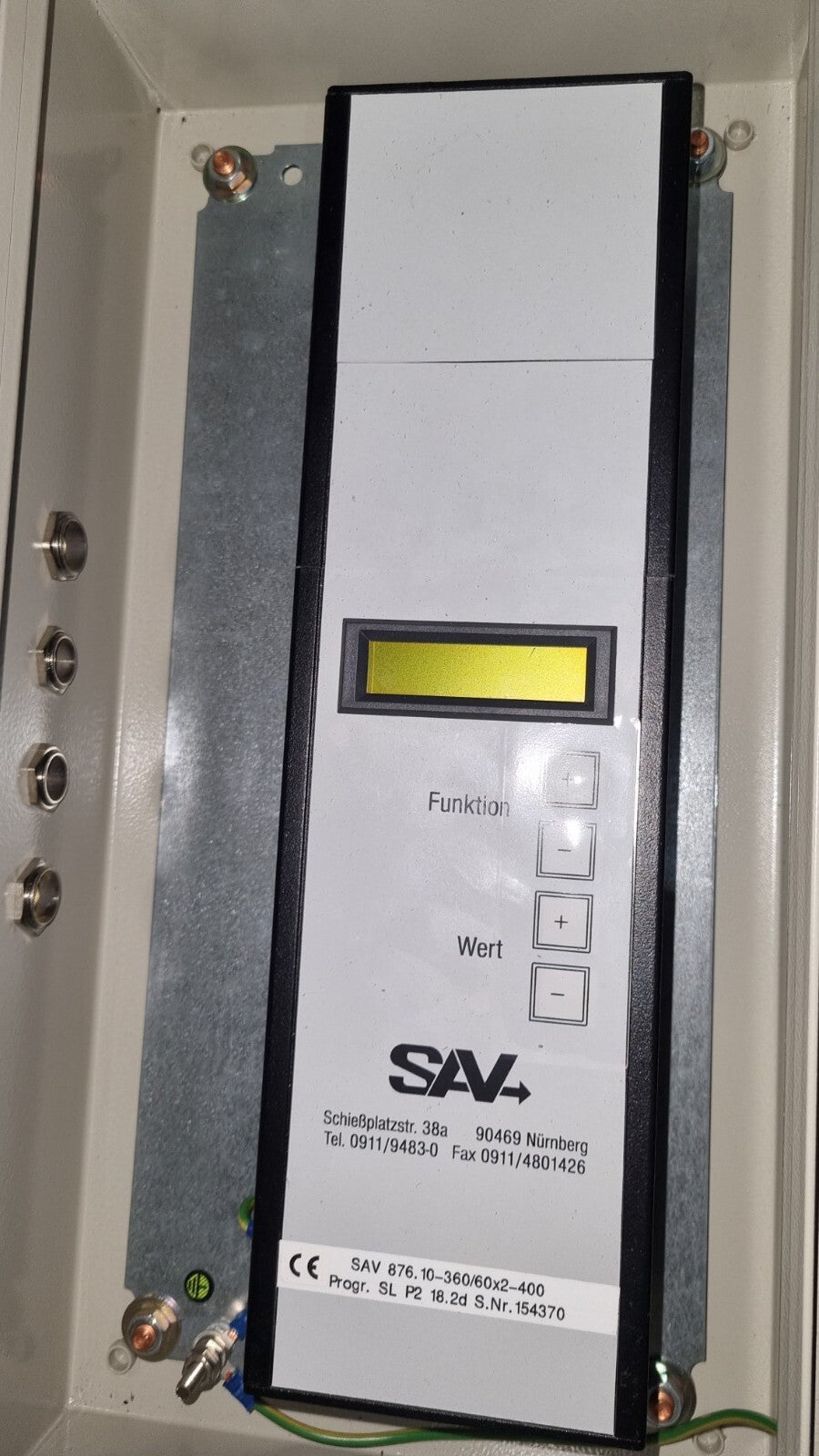 SAV 876.10-360/60x2-400 Elektronische Umpol-Steuergerät Polarity Reversing Unit