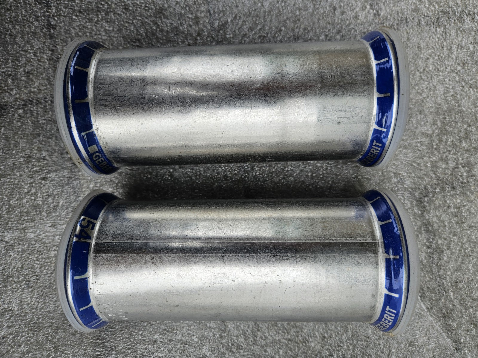 1x Geberit Mapress Edelstahl32108 Muffe Ø54 1.4401/316 -unused- INOX