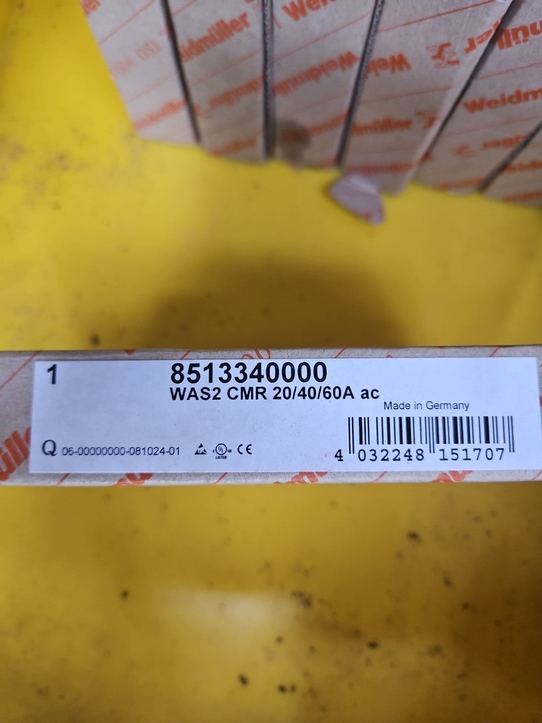 Weidmüller WAS2 CMR 20/40/60A ac Module 8513340000, New In Box, Neu/ovp Unused