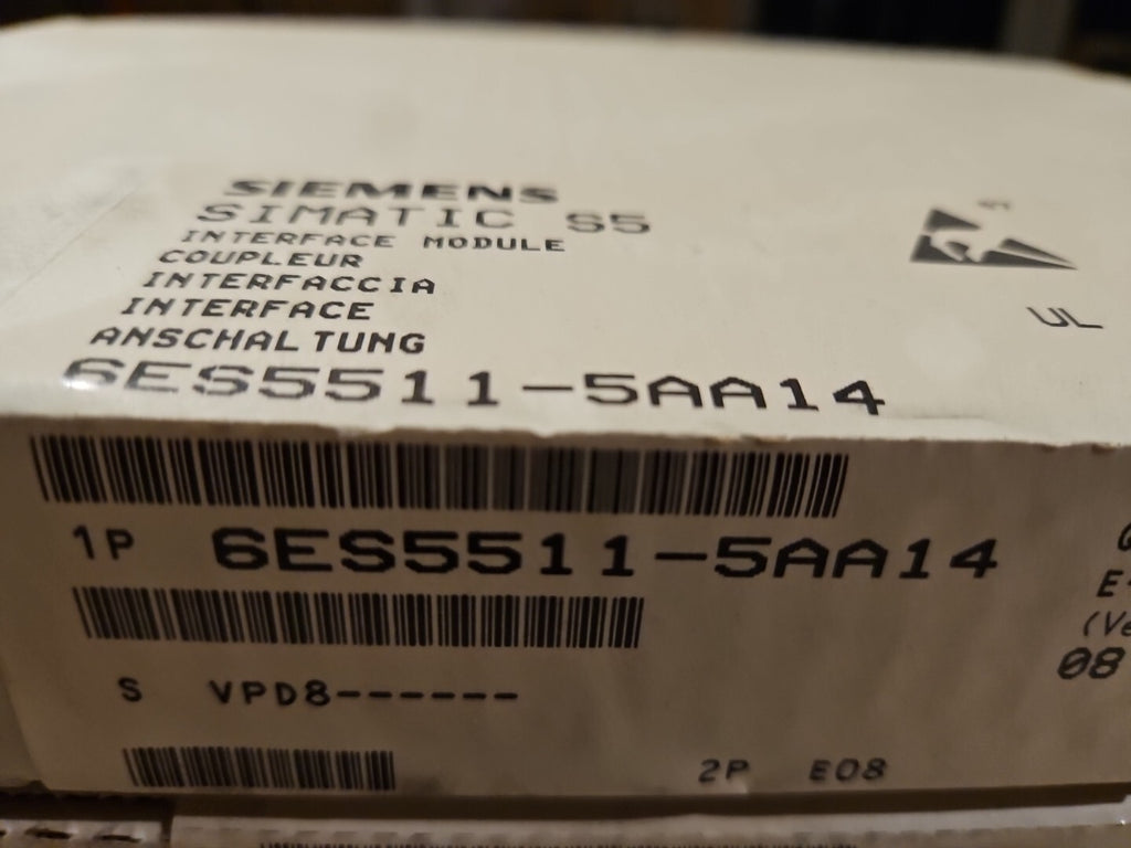 Siemens Simatic / 6ES5511-5AA14 / Anschaltung / E-Stand:08 Neu Mit SIEGEL, NEW