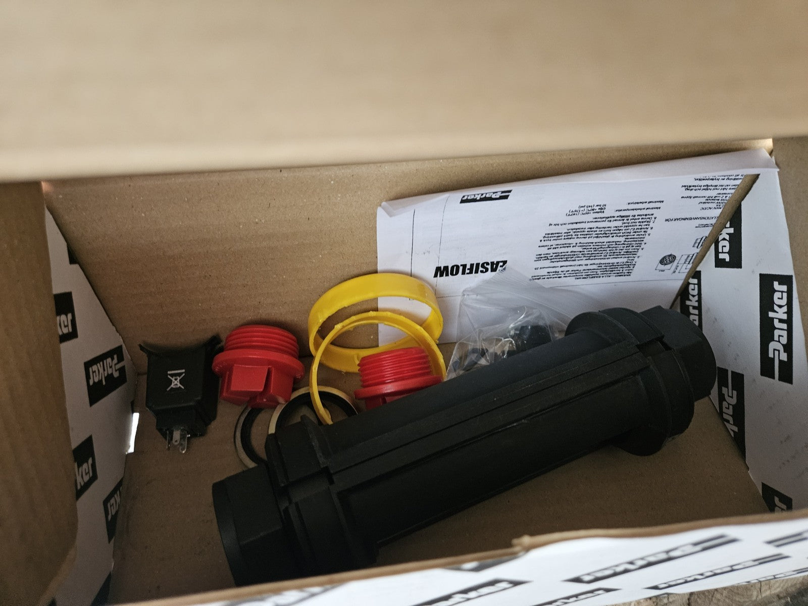 PARKER Easyflow EF7731110221 , ESW015S1 Durchflussmesser, Neu/ovp New Unused