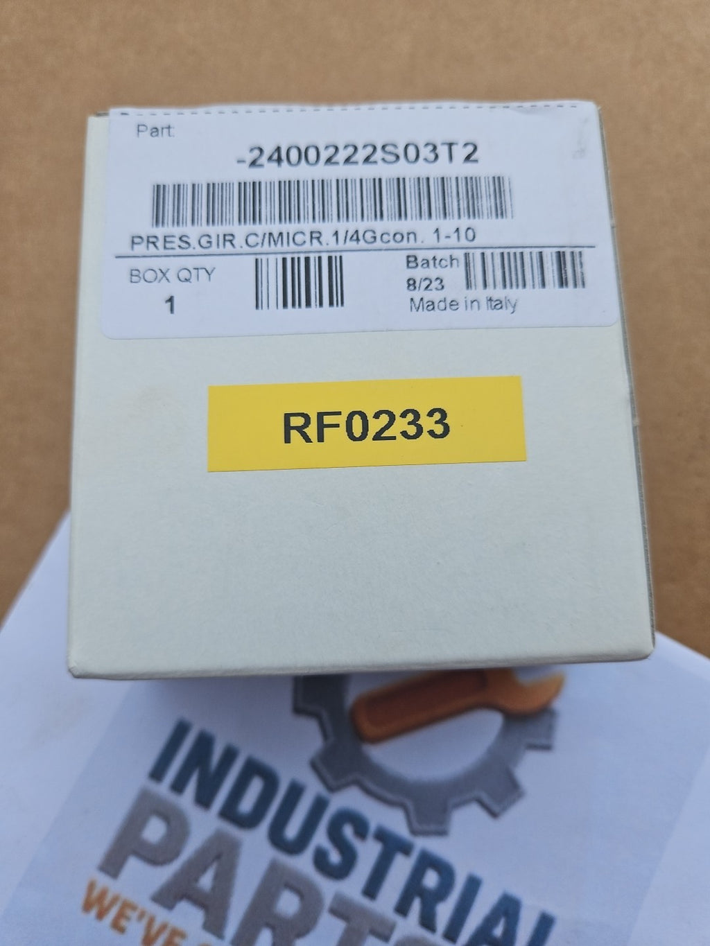 New EUROSWITCH pressure switch 2400222S03T2 New In Box Unused