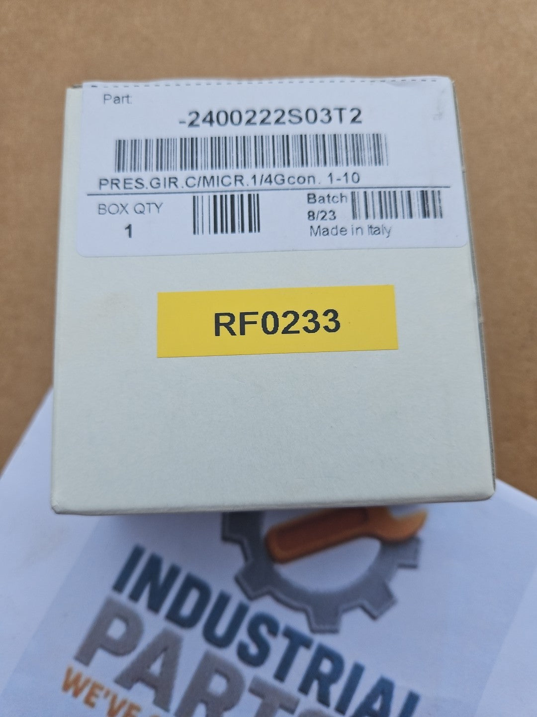 New EUROSWITCH pressure switch 2400222S03T2 New In Box Unused
